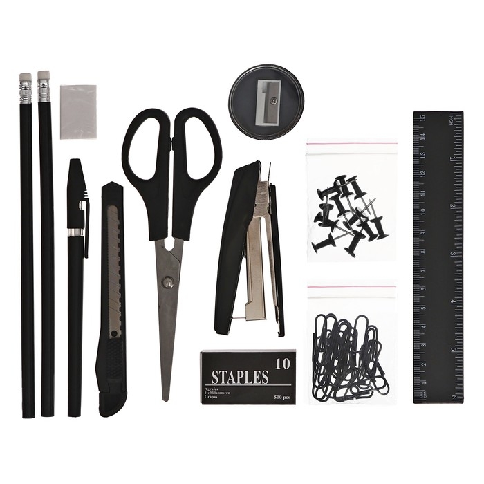 Набор настольный Dolce Desk mini, 13 предметов, вращающийся, чёрный Набор настольный Dolce Desk mini, 13 предметов, вращающийся, чёрный