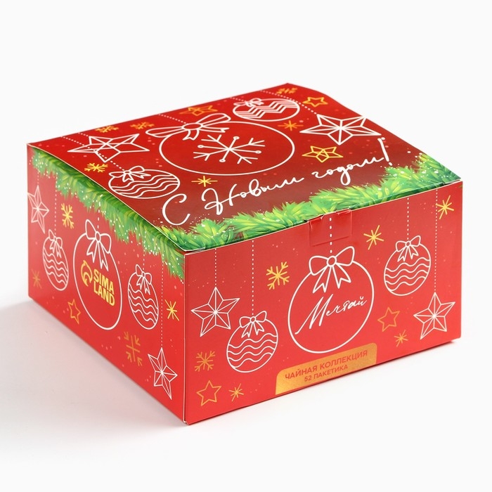 Чайная коллекция Чайная коллекция "С новым годом", 52 шт