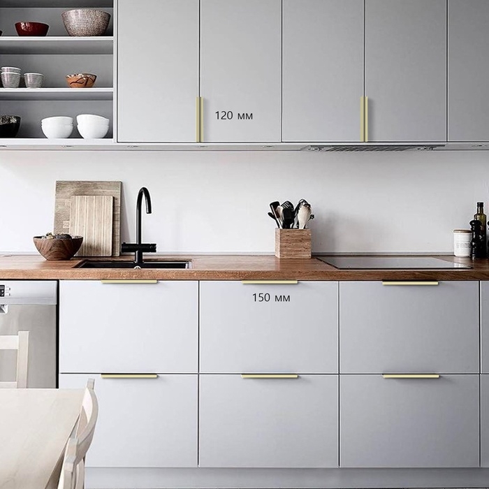 Ручка CAPPIO RT001AU, L=120,м/о 96, цвет сатиновое золото