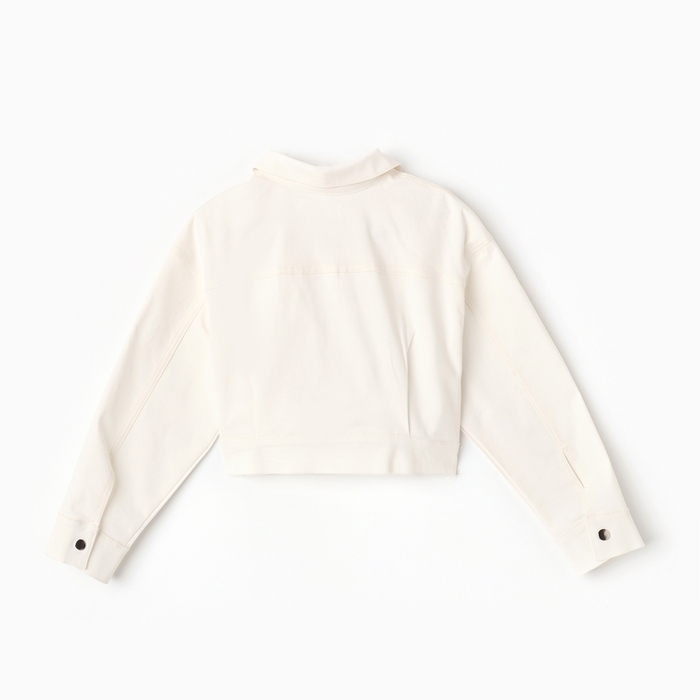 Рубашка верхняя укор. детская KAFTAN р. 34 (122-128 см), молочный Рубашка верхняя укор. детская KAFTAN р. 34 (122-128 см), молочный