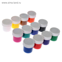 Краска акриловая, набор 12 цветов х 20 мл, Гамма "Хобби", морозостойкая, глянцевая, 3012198 Краска акриловая, набор 12 цветов х 20 мл, Гамма "Хобби", морозостойкая, глянцевая, 3012198