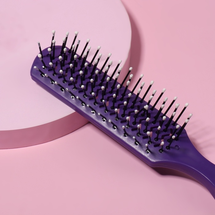 Расчёска массажная, вентилируемая, 3 × 21 см, фасовка 12 шт, цвет МИКС Расчёска массажная, вентилируемая, 3 × 21 см, фасовка 12 шт, цвет МИКС