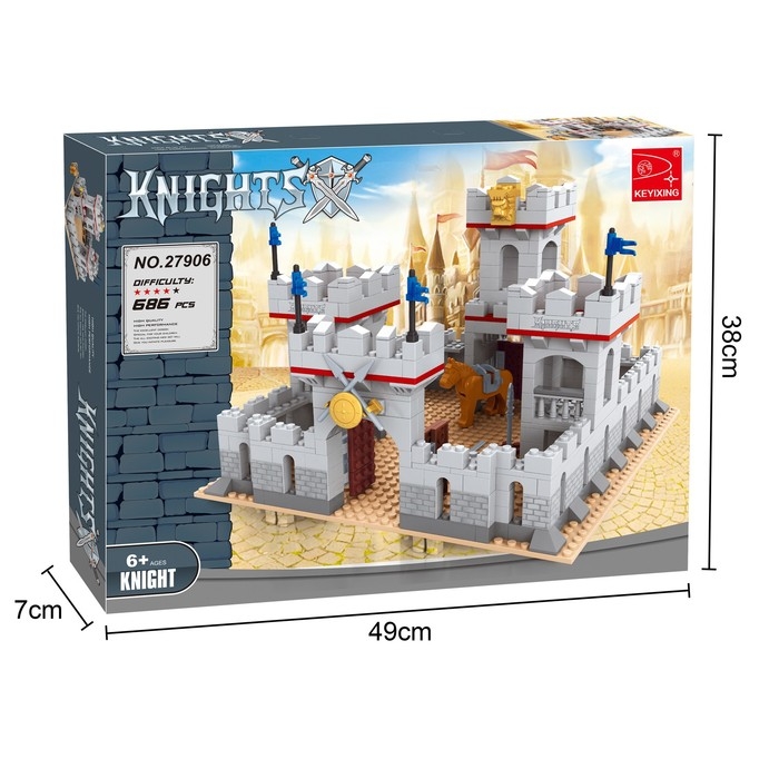 Конструктор Рыцари &laquo;Серая Башня&raquo;, 703 детали