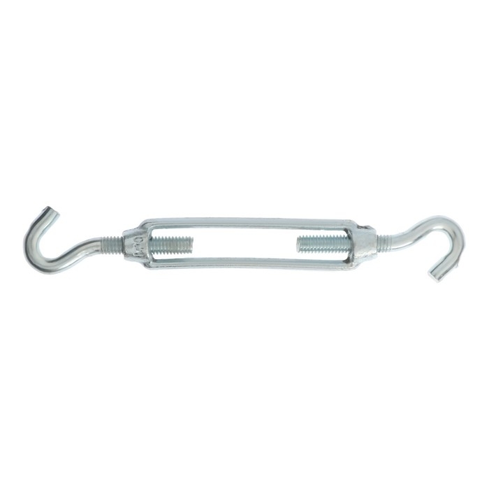 Талреп крюк-крюк ТУНДРА krep, DIN1480, М10, оцинкованный, 1 шт