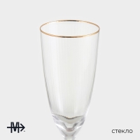 Бокал для шампанского &laquo;Орион&raquo;, 300 мл, 7&times;27,5 см, стекло