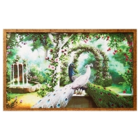 Картина "Два Павлина" 66х106см