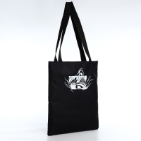 Шопер «Аниме» 35х0.5х40 см, отд без молнии, без подклада, чёрный Шопер «Аниме» 35х0.5х40 см, отд без молнии, без подклада, чёрный