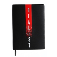 Ежедневник недатированный A5, 160 листов, deVENTE.Note.Realist, мягкая обложка из искусственной кожи, цветной срез, блок 70 г/м2, чёрный Ежедневник недатированный A5, 160 листов, deVENTE.Note.Realist, мягкая обложка из искусственной кожи, цветной срез, блок 70 г/м2, чёрный