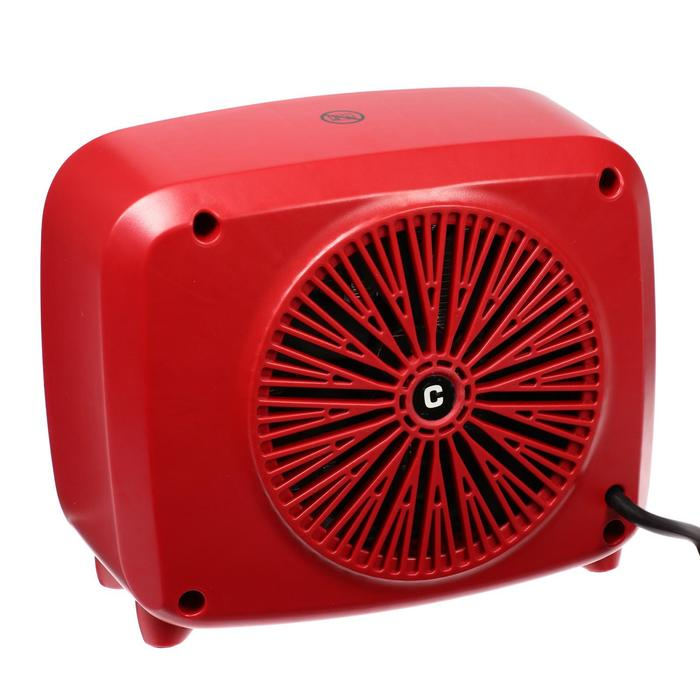 Тепловентилятор Centek CT-6022, керамический, настольный, 1500 Вт, 15 м&sup2;, красный