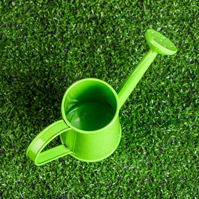 Кашпо Кашпо "Лейка" зеленое, 15х7х8см