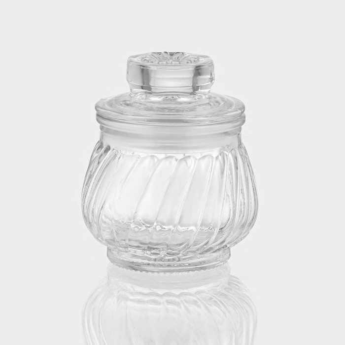 Банка стеклянная для хранения сыпучих продуктов &laquo;Рея&raquo;, 150 мл, 9&times;8 см