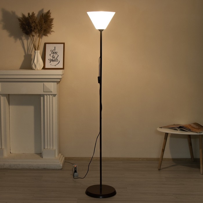 Торшер "Изи" 1х15Вт Е27 МОДЕЛЬ: BR 01010 венге/прозрачный