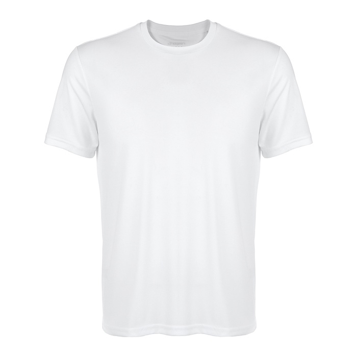 Футболка мужская, базовая, размер S (46), цвет белый