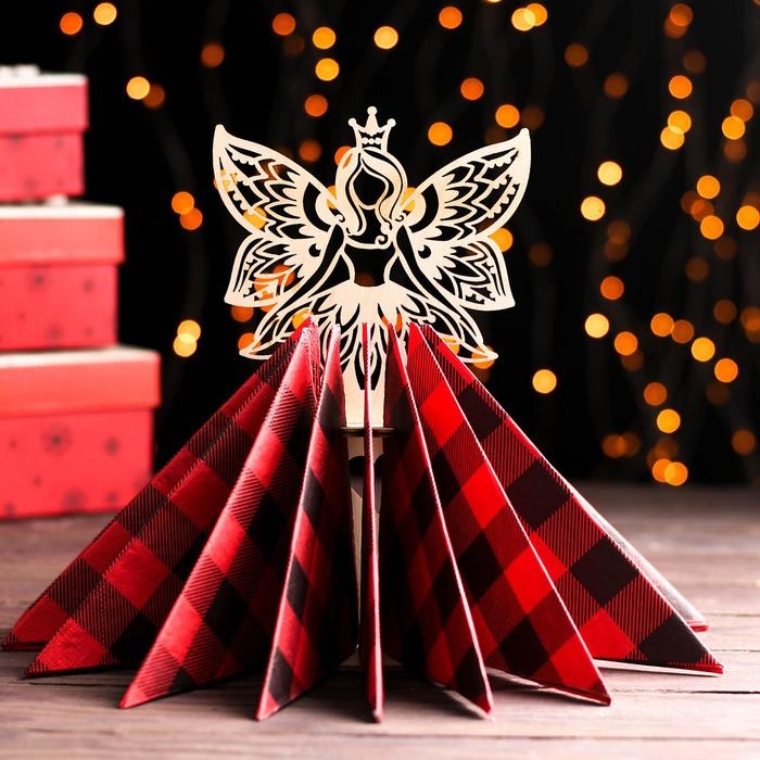 Салфетница деревянная &laquo;Волшебница&raquo;, 21&times;12&times;11 см