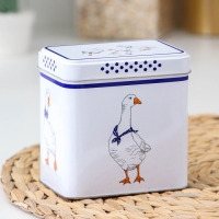 Банка для сыпучих продуктов &laquo;Гуси&raquo;, 600 мл, d=6,7 см