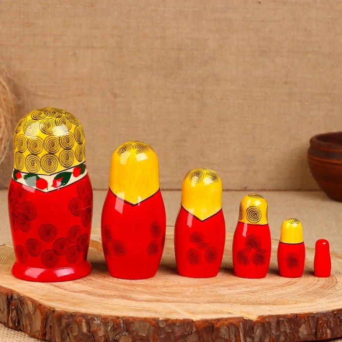 Матрёшка Матрёшка "Семёновская", 6 кукольная, высшая категория