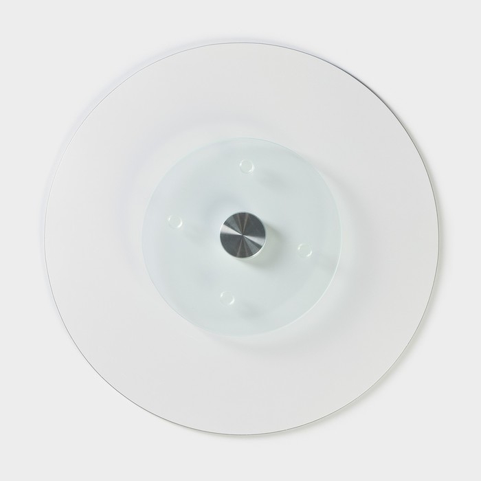 Подставка стеклянная для торта вращающаяся Доляна &laquo;Марбл розовый&raquo;, d=32 см, цвет розовый