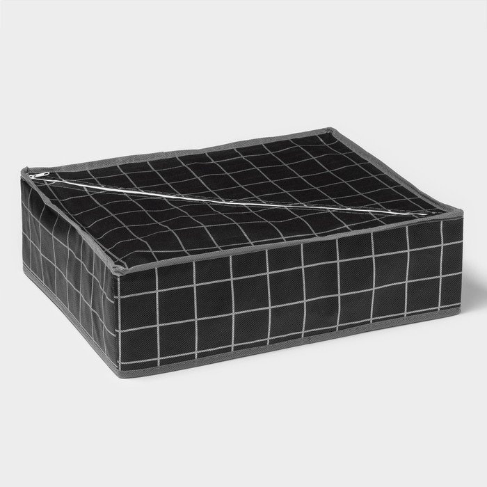 Органайзер для хранения белья Доляна &laquo;Кло&raquo;, 24 ячейки, 38&times;30&times;12 см, цвет чёрный