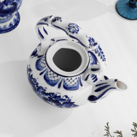 Чайник «Вдохновение», H = 21 см, гжель Чайник «Вдохновение», H = 21 см, гжель