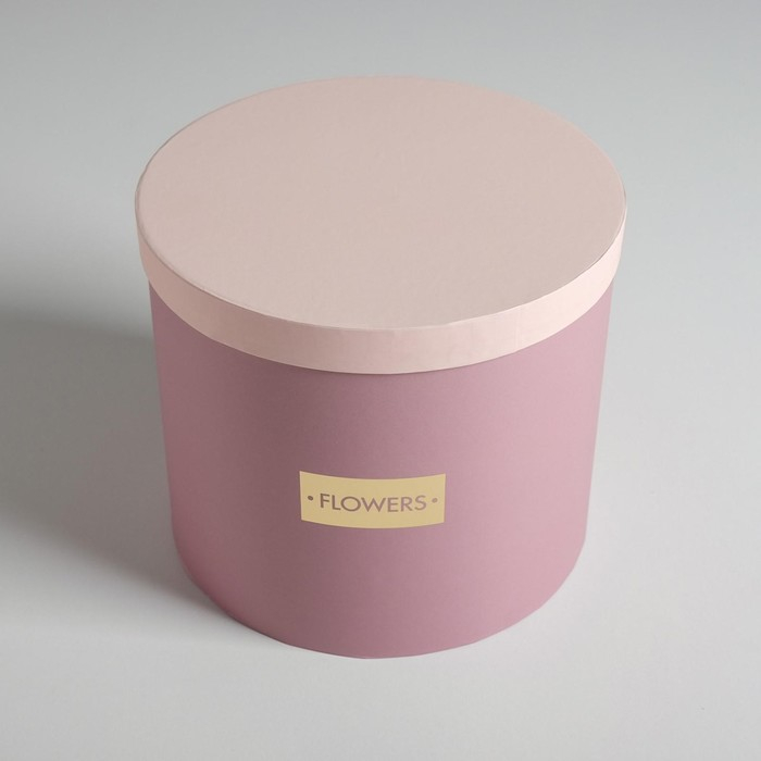 Набор шляпных коробок для цветов 4 в 1, упаковка подарочная, &laquo;Нежные тона&raquo;, 14 х 13 см - 20 х 17,5 см