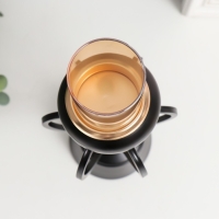 Подсвечник металл на 1 свечу "Физалис" чёрный 31х9х9 см Подсвечник металл на 1 свечу "Физалис" чёрный 31х9х9 см