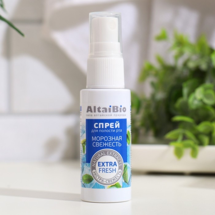 Спрей для полости рта AltaiBio, морозная свежесть, 30 мл Спрей для полости рта AltaiBio, морозная свежесть, 30 мл