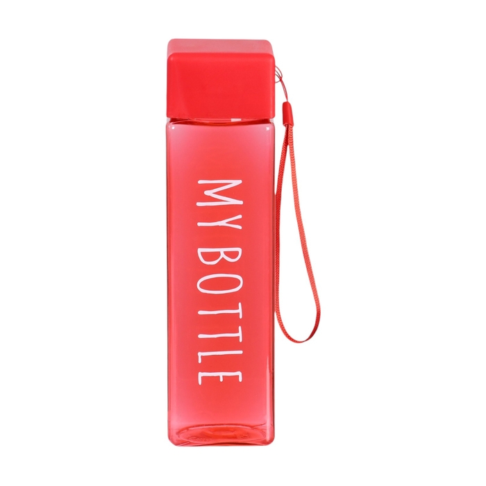 Бутылка для воды, 450 мл, My bottle, 20 х 5.5 см, красная Бутылка для воды, 450 мл, My bottle, 20 х 5.5 см, красная