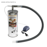 Коптильня холодного копчения "Дым Дымыч" 02, дымогенератор, серебристая Коптильня холодного копчения "Дым Дымыч" 02, дымогенератор, серебристая