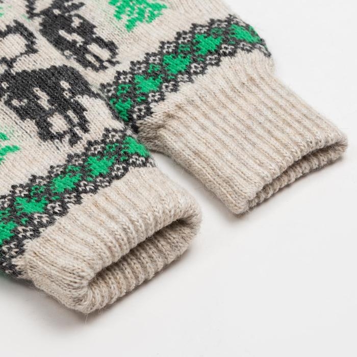 Варежки женские М21 цвет бежевый, р-р 18 Варежки женские М21 цвет бежевый, р-р 18