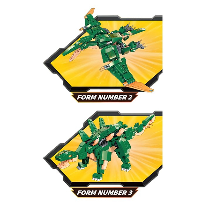 Конструктор Трансформер &laquo;Динозавр&raquo;, 3 варианта сборки, 287 деталей