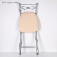 Стул складной &laquo;Ника 1&raquo;, цвет сиденья слоновая кость