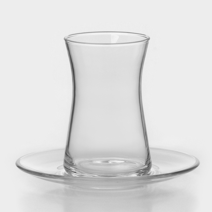 Набор стеклянный чайный HEYBELI, 160 мл, на 4 персоны Набор стеклянный чайный HEYBELI, 160 мл, на 4 персоны