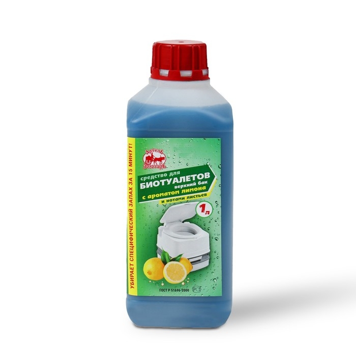 Жидкость для биотуалета верхнего бака &laquo;Артель Золотарь&raquo;, лимон, 1 л