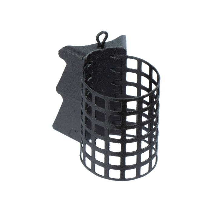 Груз-кормушка металлическая X-FEEDER ME ALLIGATOR M PERFO, цвет Matt Black, 130 г, 45 мл Груз-кормушка металлическая X-FEEDER ME ALLIGATOR M PERFO, цвет Matt Black, 130 г, 45 мл