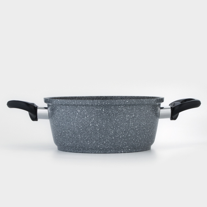 Кастрюля Доляна &laquo;Марбл&raquo;, 2 л, d=20 см, h=9 см, антипригарное покрытие