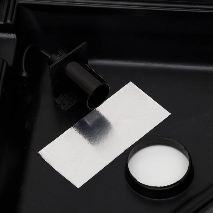 Аквариум Аквариум "Дельта" угловой с крышкой, 25 литров, 34 х 34 х 31/37,5 см, чёрный