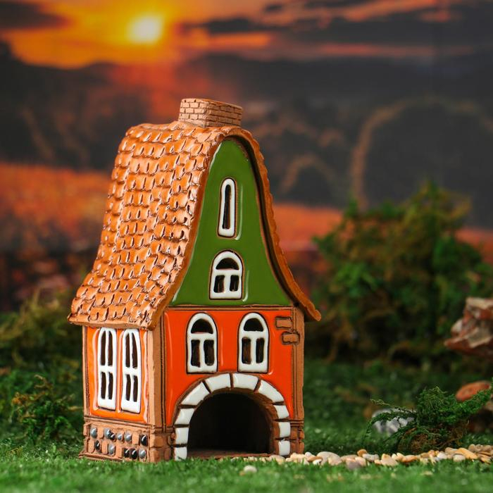 Аромалампа Домик &laquo;Колокольчик&raquo;, ручная работа, микс, 16 см