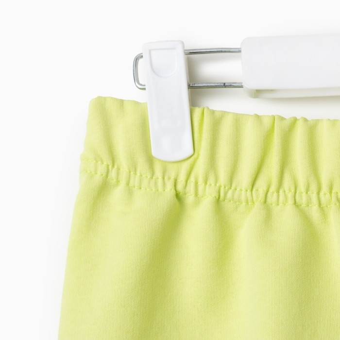 Комплект для девочки (футболка, шорты) MINAKU цвет лимонный, рост 122 Комплект для девочки (футболка, шорты) MINAKU цвет лимонный, рост 122