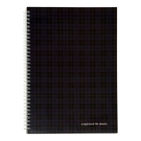 Тетрадь А4, 96 листов в клетку на гребне "Шотландка", обложка мелованный картон, глянцевая ламинация, МИКС Тетрадь А4, 96 листов в клетку на гребне "Шотландка", обложка мелованный картон, глянцевая ламинация, МИКС