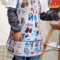 Фартук с нарукавниками детский Этель &laquo;Весёлый алфавит&raquo;, 49 х 39 см