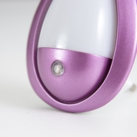 Ночник "Светлячок" с датчиком освещения, 3_LED х 1 Вт, 10 см (220В) фиолет. RISALUX