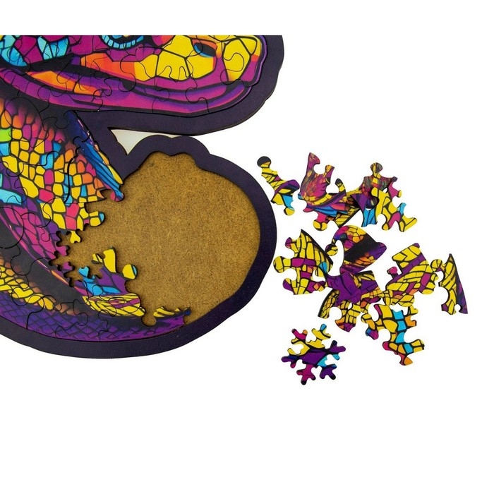 Пазл-вкладыш &laquo;Анаконда&raquo; на подложке, 52 дет.