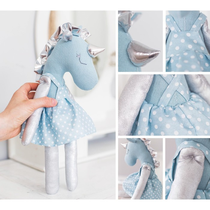 Набор для шитья. Мягкая игрушка &laquo;Единорожка Вандер&raquo;, 37 см