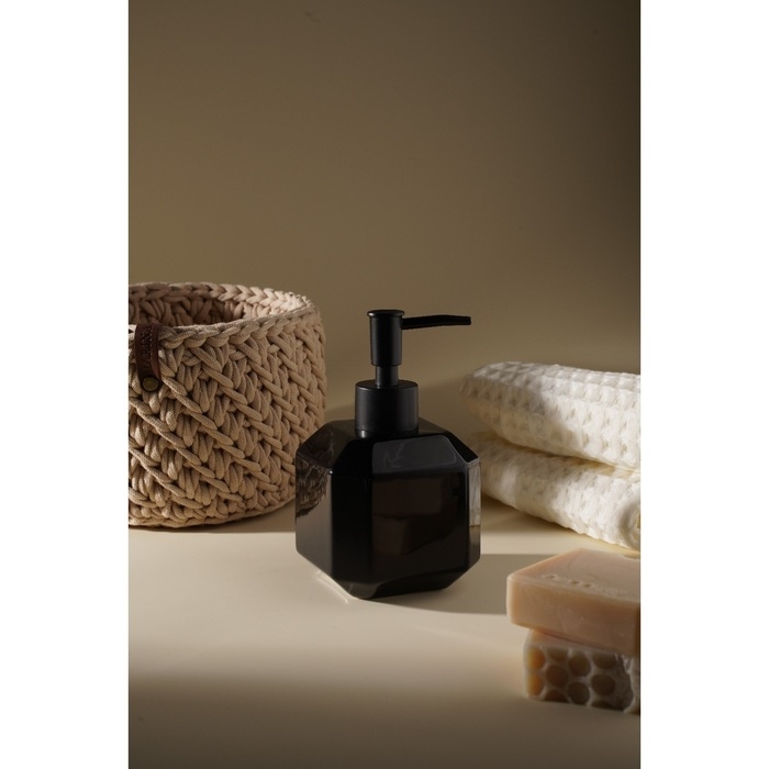 Дозатор для жидкого мыла SL Home &laquo;Артемида&raquo;, 380 мл, цвет черный