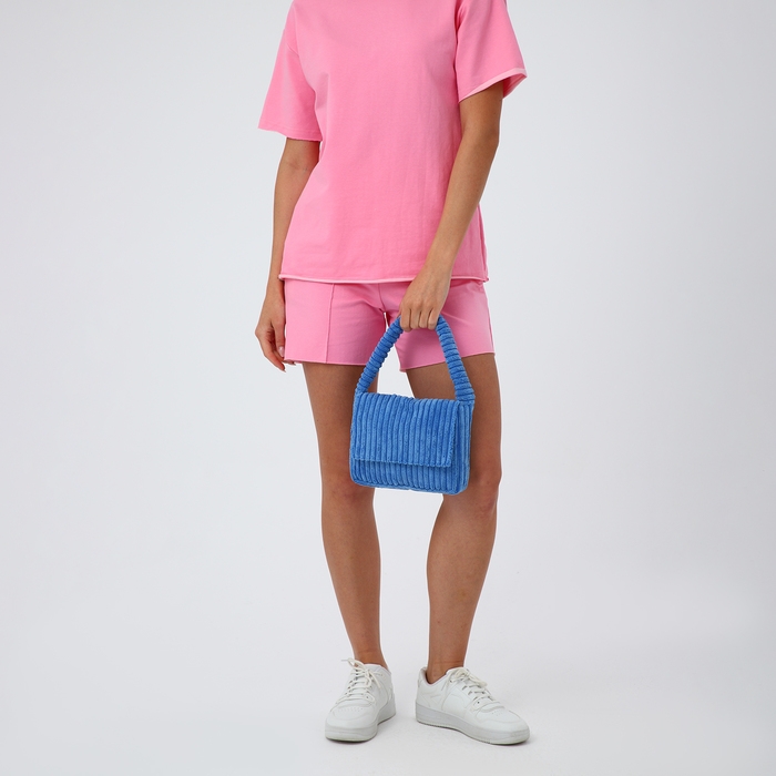 Сумка молодёжная на магните, цвет синий Сумка молодёжная на магните, цвет синий