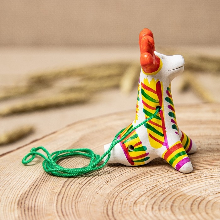 Филимоновская игрушка - свисток &laquo;Олень&raquo;