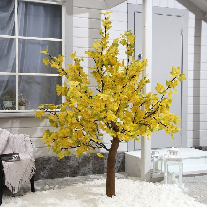 Светодиодное дерево «Клён» 1.8 м, 384 LED, постоянное свечение, 220 В, свечение белое Светодиодное дерево «Клён» 1.8 м, 384 LED, постоянное свечение, 220 В, свечение белое