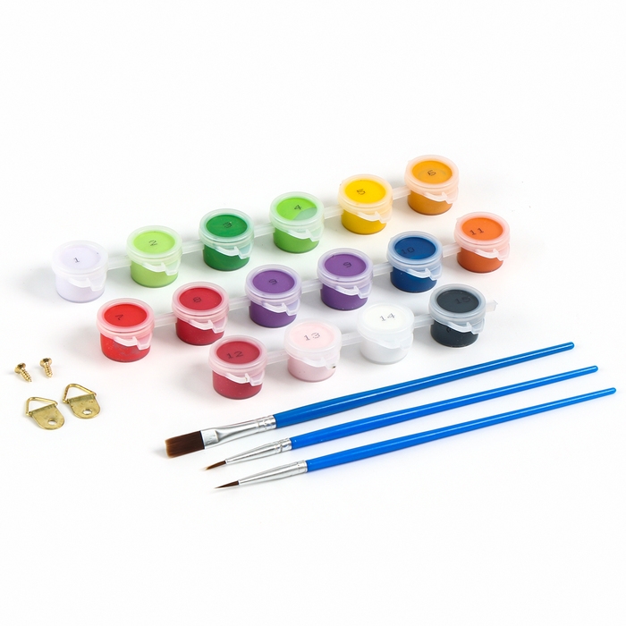 Картина по номерам на новый год на холсте с подрамником &laquo;Змея со звёздочкой&raquo;, 20 х 30 см, символ года 2025