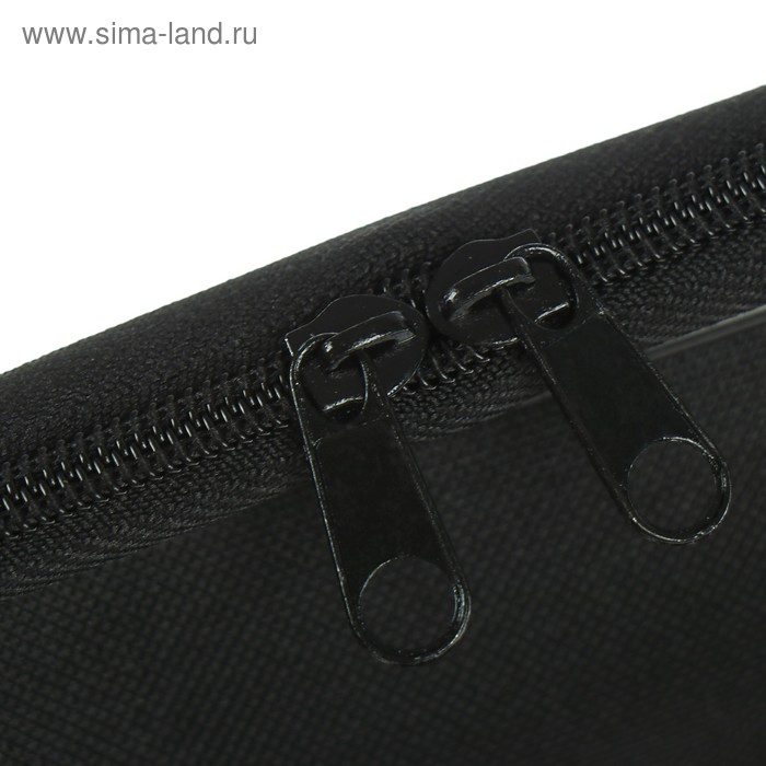 Папка с ручками текстильная А4, 365 х 290 х 30 мм, Calligrata, 1Ш41, Папка с ручками текстильная А4, 365 х 290 х 30 мм, Calligrata, 1Ш41, "Офис", внешний/внутренний карман, чёрная