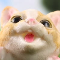 Садовая фигура "Котенок на охоте" 8х15х11см /// МИКС Садовая фигура "Котенок на охоте" 8х15х11см /// МИКС